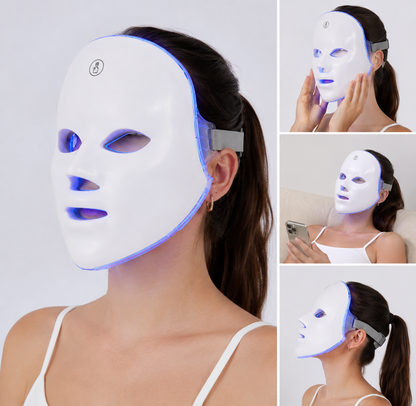 Mascarilla Facial LED 7 Colores | Fototerapia Anti-Envejecimiento