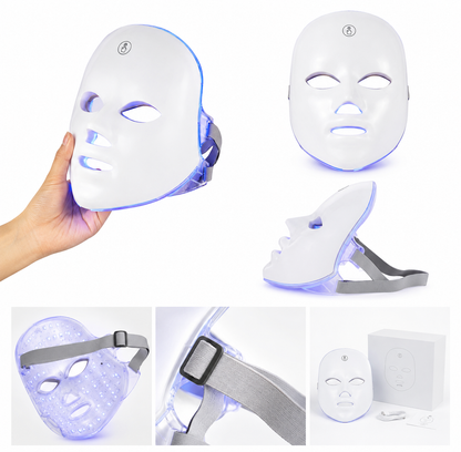 Mascarilla Facial LED 7 Colores | Fototerapia Anti-Envejecimiento