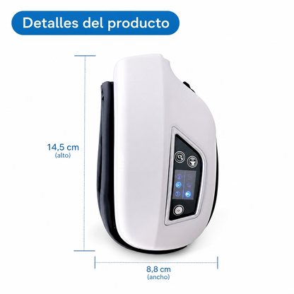 Masajeador ocular 6D con compresión airbag y música Bluetooth