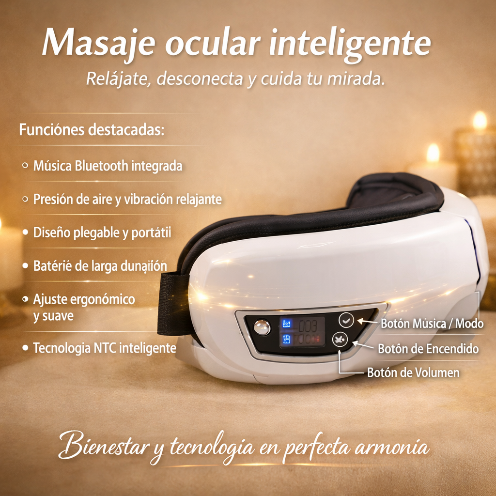 Masajeador de Ojos 6D con caja de regalo - Lumus One