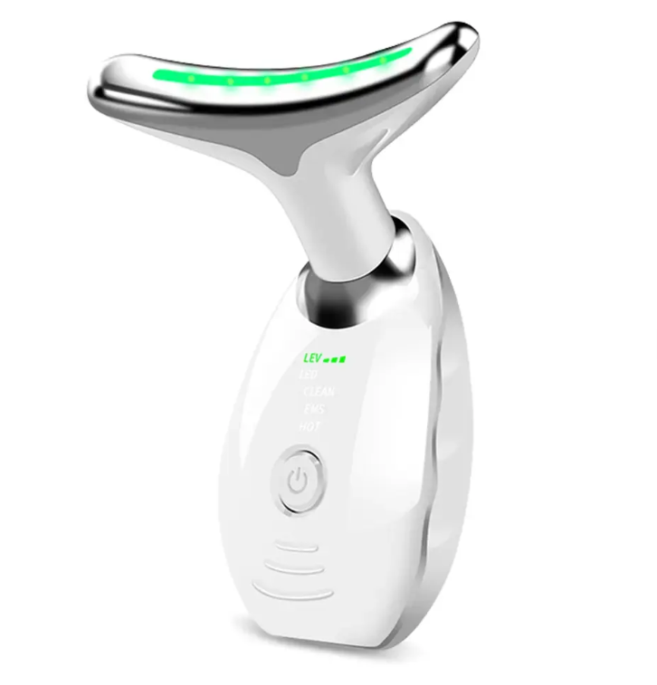 Reductor de Papada EMS con LED | Lifting V-Line Cuello y Mandíbula