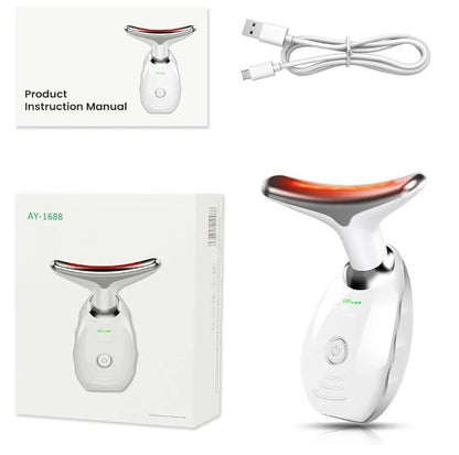 Reductor de Papada EMS con LED | Lifting V-Line Cuello y Mandíbula